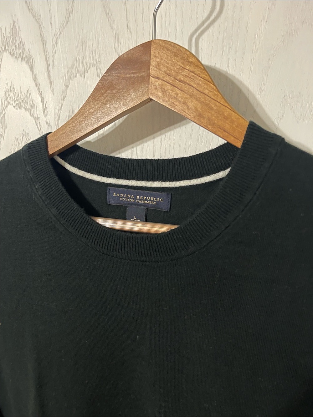 Banana Republic Black Crewneck Sweater